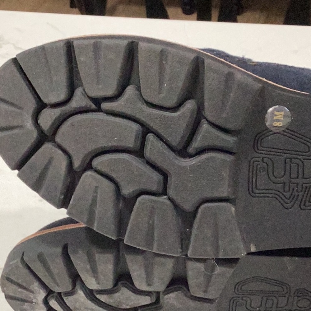 Navy blue suede shoes - Picture 6 of 6